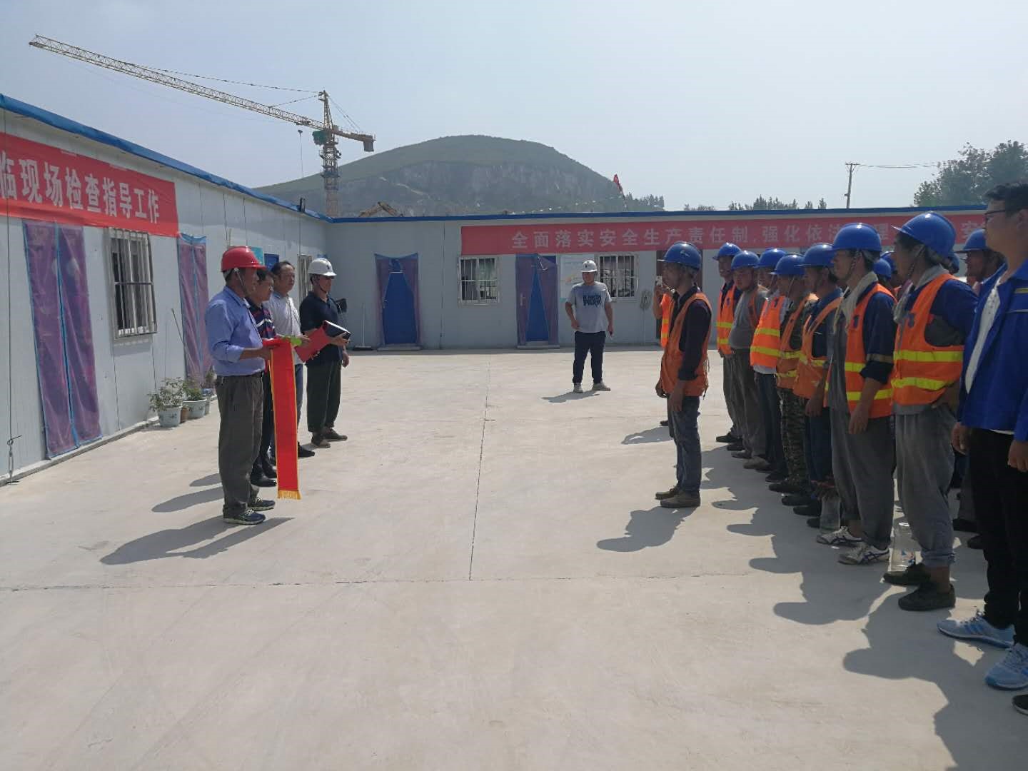 山东费县烟囱工程受到业主表扬