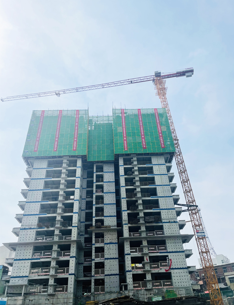 滨河湾安置区(一标段)项目整体喜封金顶