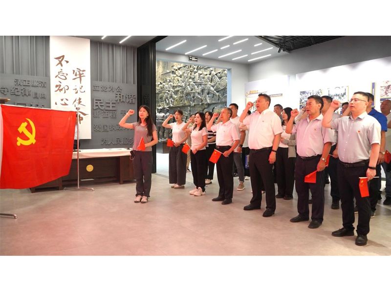 传承红色基因,激扬奋进力量——机关开展七一主题党日活动